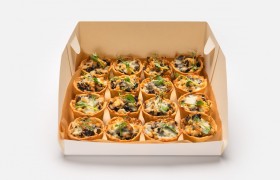 Киш с курицей и грибами